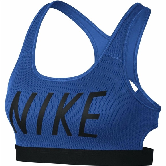 Nike Women's Vibrant Blue Sports Bra - Picture 2 of 6
